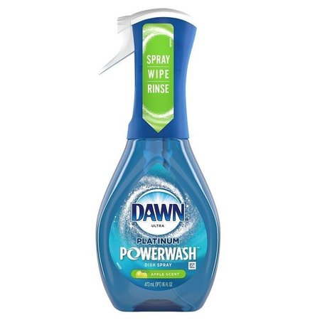 DAWN Platinum Dish Soap Spray, 16 oz, Liquid, Apple Scent, Colorless 52365